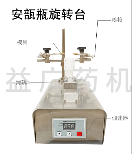 氫氧焰安瓿熔封機轉(zhuǎn)臺